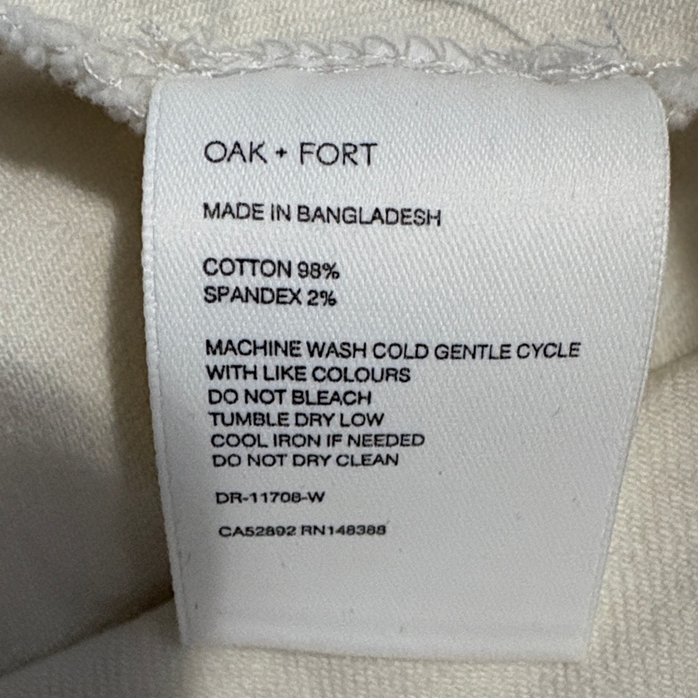 OAK + FORT Strapless Cream Dress - Picture 15 of 16